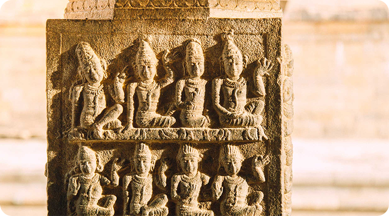 Piece of art or forms from a Temple