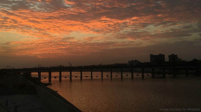 A Bridge over Narmada River, Ahmedabad