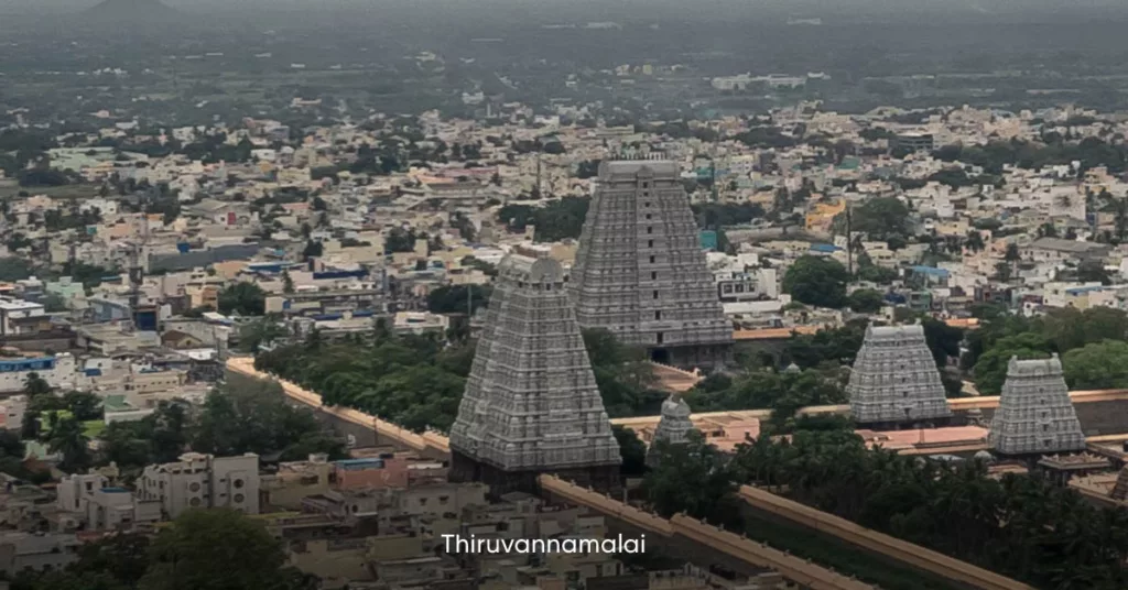 spiritual Destination Thiruvannamalai Top view 